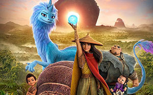 An English animated film, `Raya And The Last Dragon` (Release - March 5, 2021)